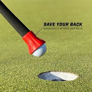 GoSports Golf Ball Pickup Tool - 3 Pack Putter Attachment Ball Retriever - golf accessories, pick up tools, golf tools, golf games, ball grabber, golf gifts, outdoor games