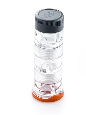 GSI Outdoors - Spice Missile: Lightweight, Modular Spice Carrier for Travel, Camping and Outdoors 0.1 fl. oz. x 6 Spice Missile - Missile