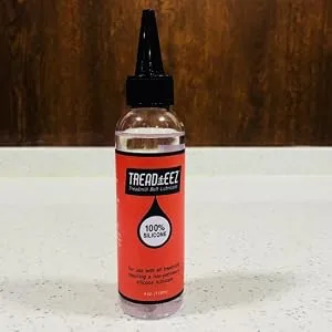 GSM Brands Treadmill Belt Lubricant - 100% Silicone Acrylic Pouring Oil - Elliptical Exercise Machine Lube (4 oz Size) - try 4