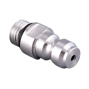 Universal 8mm Quick-Disconnect Plug Adapter M8x1 Male Thread Stainless Steel PCP Paintball Charging Fittings - DX0013