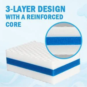 i COVER Boat Scuff Erasers-Magic Boat Sponge for Cleaning Mark Dirt Durable Marine Boat Cleaner Accessories, 3 Pack - Boat Scuff Eraser