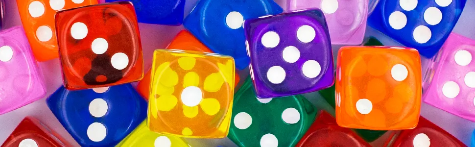 50-Pack 14MM Translucent & Solid 6-Sided Game Dice 5 Sets of Vintage Colors Dice for Board Games and Teaching Math Dice Set Classroom Accessories dice Set RPG dice - product information 1