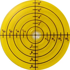 Green Reader Golf, Golf Ball Marker - Level Angle High Precision Golf Putting Aid, Golf Green Reader - Size 1.9" x 0.39" Yellow - Golf Putting Reader