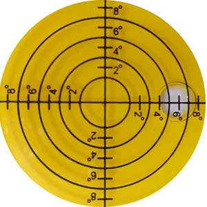 Green Reader Golf, Golf Ball Marker - Level Angle High Precision Golf Putting Aid, Golf Green Reader - Size 1.9" x 0.39" Yellow - Golf Putting Reader