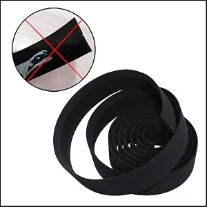 KINGOU EVA Road Bike Handlebar Tape Bicycle Bar Wraps - 2PCS Per Set black - without adhesive