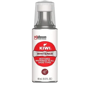 KIWI Shoe Whitener | For Leather, Vinyl, Canvas, Nylon and More | 4 Fl Oz | Includes Sponge Applicator 4 Fl Oz (Pack of 1) - product information 2