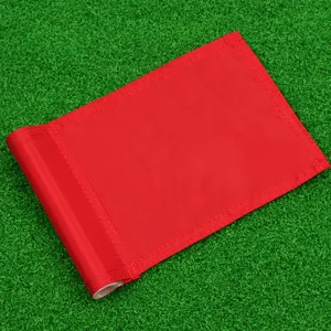KONDAY Golf Flag,Practice Green Golf Flags, Solid Nylon and Checkered Training Golf Putting Green Flags, Indoor Outdoor Backyard Garden Portable Golf Target Flags - putting green golf flag solid nylon mini flag for golf driving range backyard golf pin flag pin flag