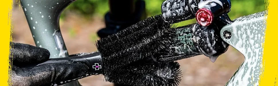 Muc Off Two-Prong Bike Cleaning Brush, Black, One Size Two Prong - brushes 4