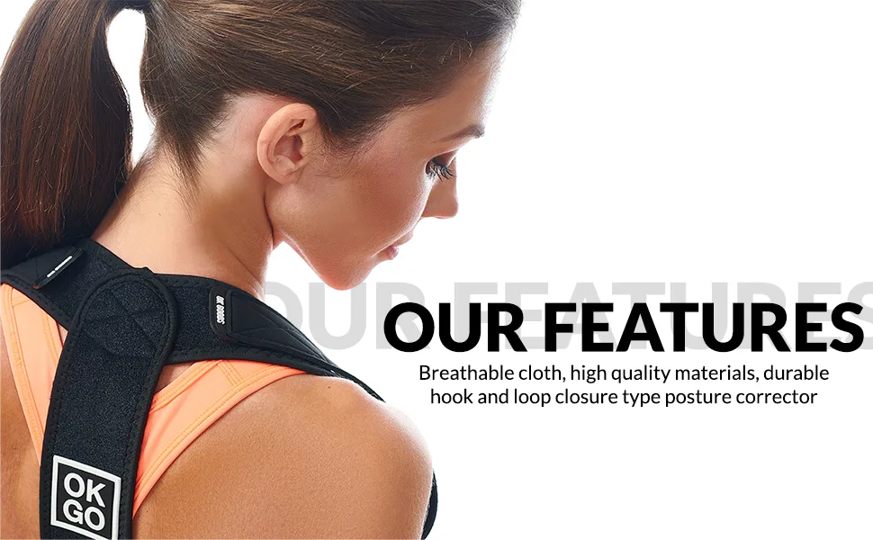 Back Posture Corrector for Women & Men - Discreet Comfortable Clavicle Support Back Brace - Neck Back and Shoulder Pain Relief Figure 8 Clavicle Brace for Posture Correction and Alignment (30-43 chest sizes) - posturemedic star cadifet dowagers kyphosis truweo adjuster training comfy vicorrect sharper qomen