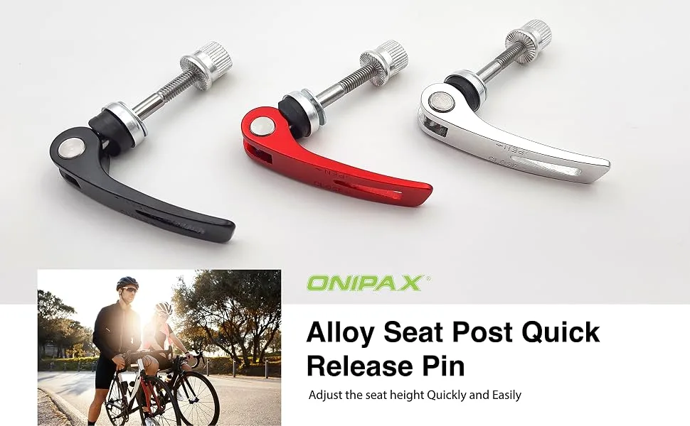 ONIPAX Alloy Seat Post Quick Release Pin (Black) - ONIPAX Alloy Seat Post Quick Release Pin