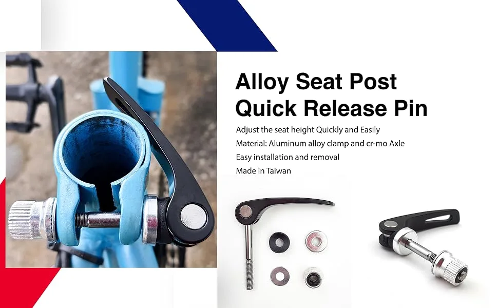 ONIPAX Alloy Seat Post Quick Release Pin (Black) - ONIPAX Alloy Seat Post Quick Release Pin