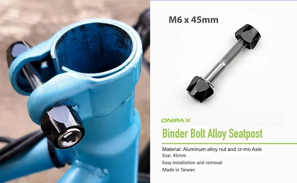 ONIPAX Binder Bolt Alloy Seatpost black - ONIPAX Binder Bolt Alloy Seatpost