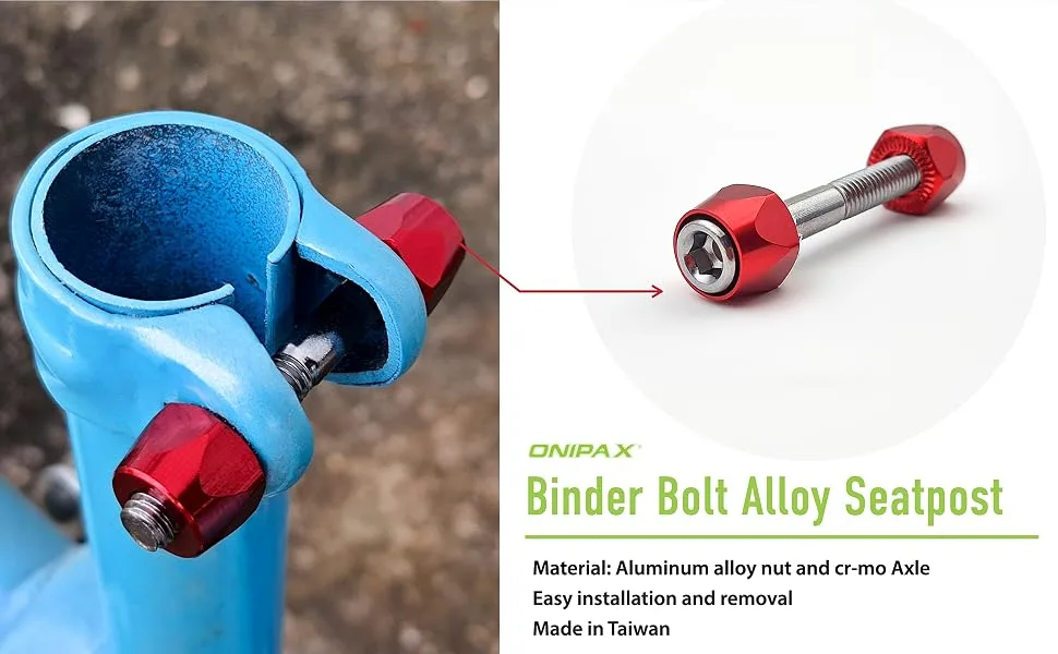 ONIPAX Binder Bolt Alloy Seatpost black - ONIPAX Binder Bolt Alloy Seatpost