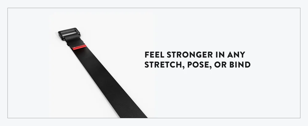 Peloton Yoga Strap | 6 ft. Adjustable and Durable Nylon Strap with Corrosion Resistant Zinc Alloy Rings for Stretching, Pilates, and Exercise - Feel stronger in any stretch, pose or bind