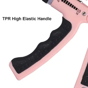 Adjustable Grip Strength Trainer, Strength Exerciser for Finger Hand Wrist and Forearm, hand gripper for therapy,Suitable for Home Gym Athlete Training and Rehabilitation Training black+Counter - Suitable for Home Gym Athlete Training