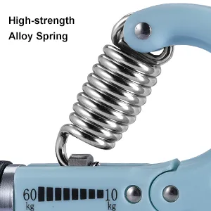 Adjustable Grip Strength Trainer, Strength Exerciser for Finger Hand Wrist and Forearm, hand gripper for therapy,Suitable for Home Gym Athlete Training and Rehabilitation Training black+Counter - Suitable for Home Rehabilitation Training