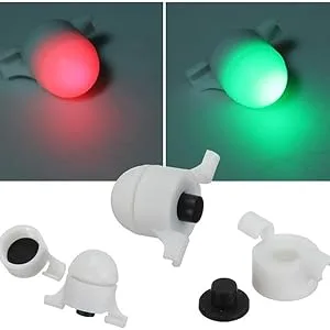 Power Cast Sensor LED Night Fishing Rod Tip Flashlight/Bite Indicator/Bite Alarm,Glow Stick Replacement 3 - Rod Tip Light Base Attachments