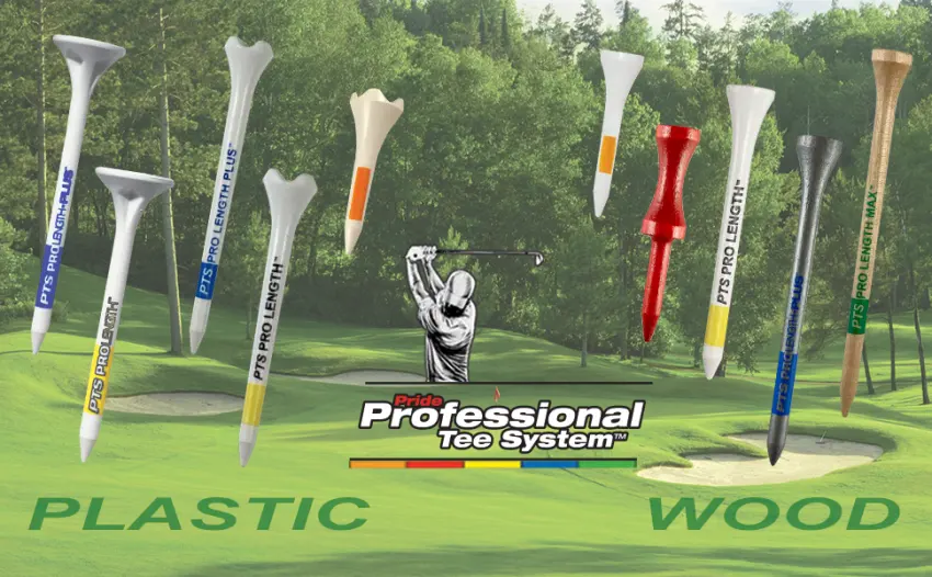 Pride Professional Tee System, 3-1/4 inch ProLength Plus Tee, 75 count, White - product information 5