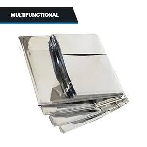 Primacare CB-6841 Emergency Foil Mylar Thermal Blanket, 82" Length x 54" Width - product information 4