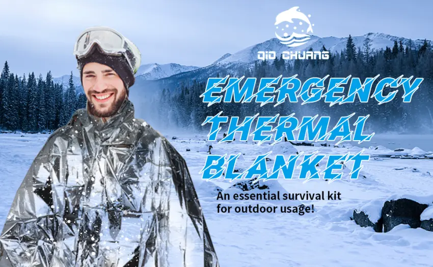 QIO CHUANG Emergency Mylar Thermal Blankets -Space Blanket Survival kit Camping Blanket (4-Pack). Perfect for Outdoors, Hiking, Survival, Bug Out Bag ,Marathons or First Aid 1 - space blanket