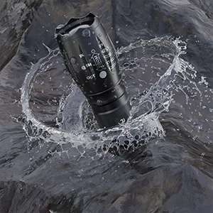 RECHOO Tactical Flashlights 2 Pack, Bright Zoomable LED Flashlights High Lumens with 5 Modes, Portable Small Flash Light for Emergency, Camping, and Outdoor Use - LED flashlights