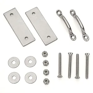 RecPro Marine LHW-LAK | Boat Dock Ladder Hardware Attachment Kit | AL-A3 AL-A4 AL-A5 & AL-C4 Boat and Dock Ladders - Hardware