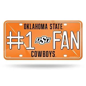 NBA #1 Fan Metal License Plate Tag Oklahoma City Thunder - sign