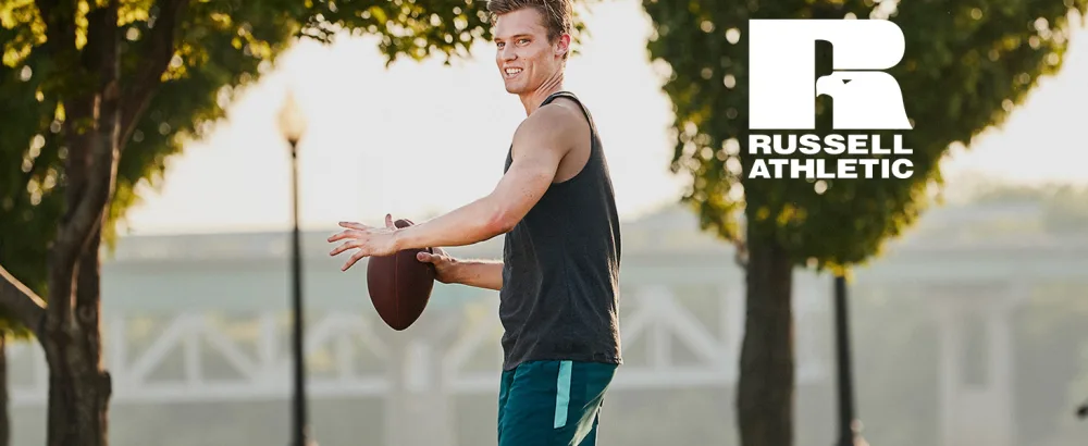 Russell Athletic Mens Cotton Performance Tank Top Large Black - tank tops