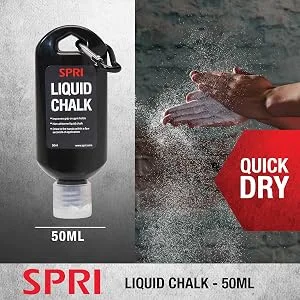 SPRI Liquid Chalk 50ml Bottle - Works as Gym Chalk, Lifting Chalk, Rock Climbing Chalk - Quick Dry
