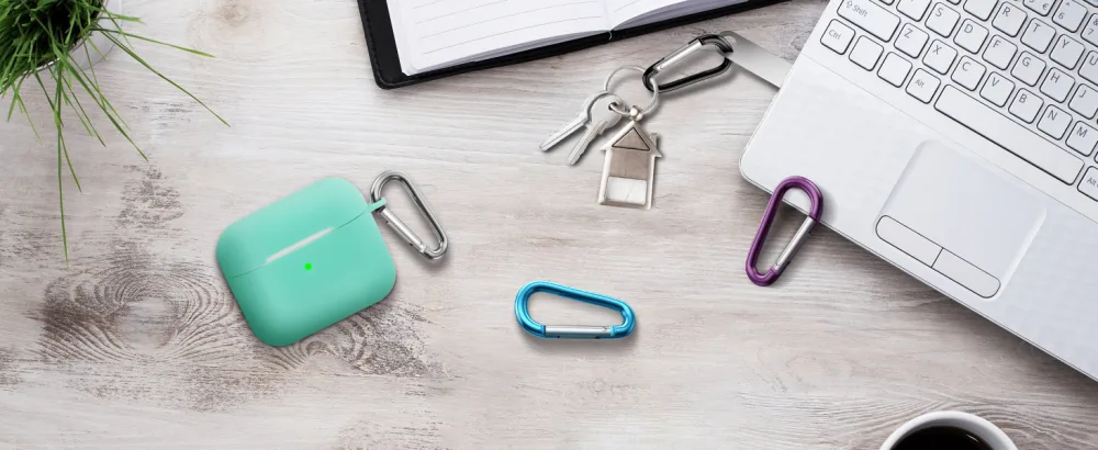 STURME 2" Aluminum D Ring Carabiners Clip D Shape Spring Loaded Gate Small Keychain Carabiner Clip Set Outdoor Camping Mini Lock Snap Hooks Spring Link Key Chain Durable Improved 24 PCS Assorted - product information 17