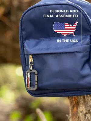 Sun Company HikeHitch 1 - Thermometer Carabiner | Camping, Hiking, & Backpacking Accessory - HikeHitch 1