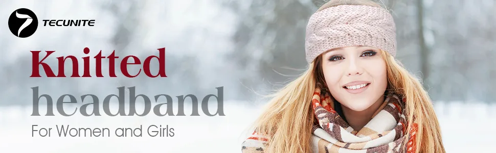 4 Pieces Chunky Knit Headbands Braided Winter Headbands Ear Warmers Crochet Head Wraps for Women Girls Black, Dark Grey, Camel, Beige - product information 1