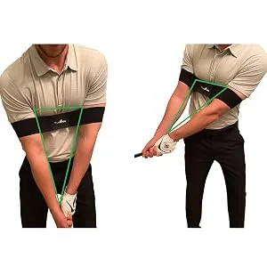 Golf Swing Training Aid - Swing Correcting Arm Band - Golf Swing Trainer Aide Elbow Aid Band Sleeve Practice Motion Tool