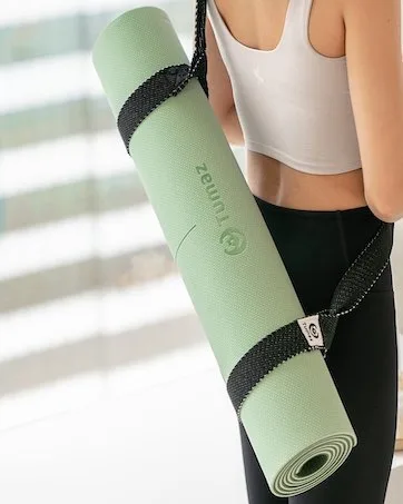 Tumaz Stretching Strap - 10 Loops & Non-Elastic Yoga Strap - The Perfect Home Workout Stretch Strap for Physical Therapy, Yoga, Pilates, Flexibility - Extra Thick, Durable, Soft Number Version Multi-Loop c. Original Black - product information 3