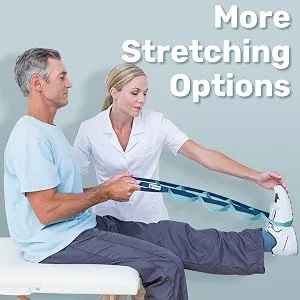 Tumaz Stretching Strap - 10 Loops & Non-Elastic Yoga Strap - The Perfect Home Workout Stretch Strap for Physical Therapy, Yoga, Pilates, Flexibility - Extra Thick, Durable, Soft Number Version Multi-Loop c. Original Black - ML small