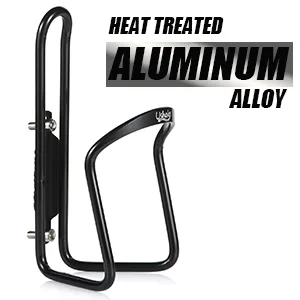 USHAKE Water Bottle Cages, Basic MTB Bike Bicycle Alloy Aluminum Lightweight Water Bottle Holder Cages Brackets(2 Pack- Drilled Holes Required) Black - product information 23