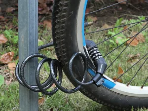 ValueMax 4FT Cable Bike Lock, 4 Digit Resettable Combination Codes, with Secure Mount Bracket, for Bicycle/Scooter/Glass Door 4FT, 4 Digit Resettable Combination Codes - product information 19