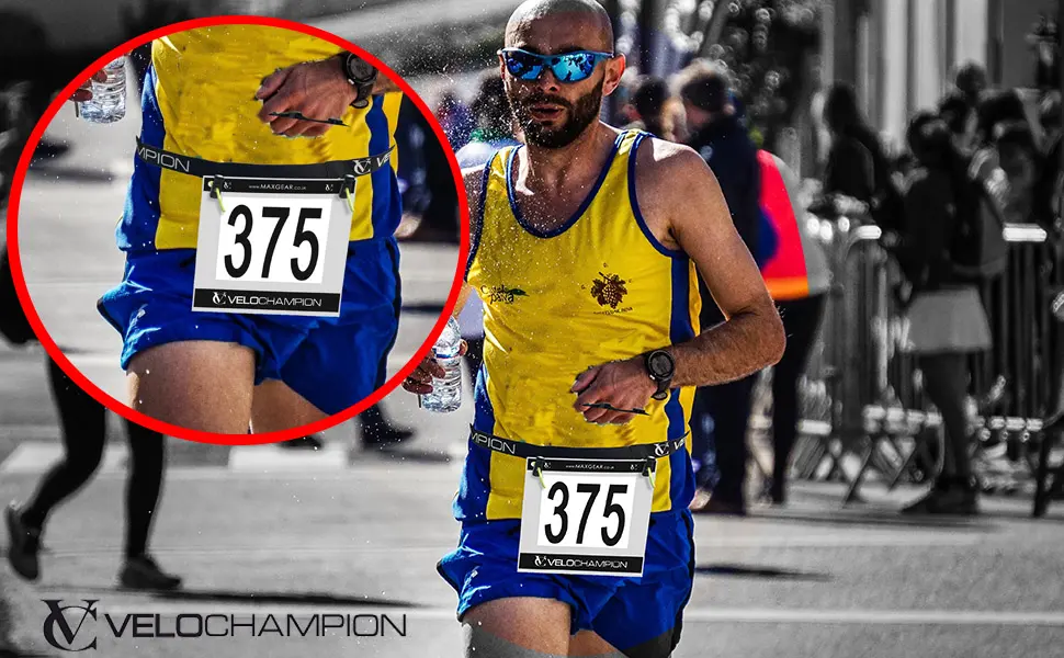 VeloChampion Running, Triathlon, Marathon Number Belt. No pins Needed. - Stretch Fit & Comfortable. No Pins Needed Run Belt - product information 5