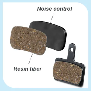 Zonon 4 Pairs Bicycle Disc Brake Pads and Spring Competible with Trp Tektro Shimano Deore Resin - product information 3