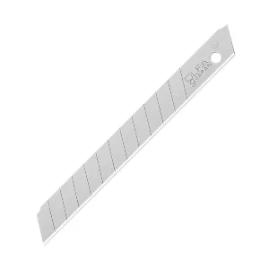 OLFA 9mm Snap Off Replacement Blades, 10 Blades (130 Segments) AB-10B - Snap-Off Utility Knife Replacement Blades, Fits most 9mm Utility Knives - 9mm replacement blades