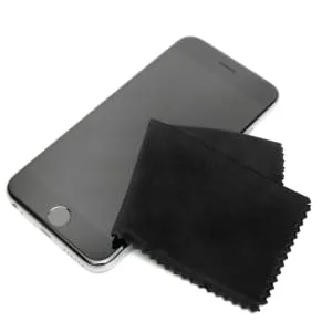 S&T INC. Microfiber Cleaning Cloths For Eyeglasses, iPhone, iPad, Android, Smartphones, PC, Mac, Laptop Screens, Tablets, Lenses, 9 Pack, Black - product information 2