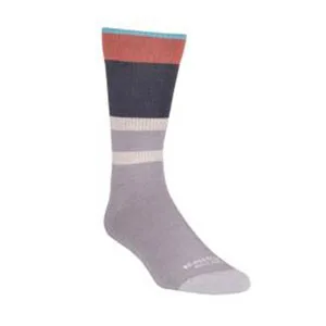 Farm to Feet Kids Boulder No Fly Zone Lightweight Hiking Merino Wool Crew, Berry, Large - Comfort Compression