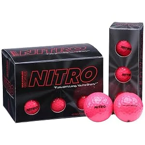 Nitro Maximum Distance Golf Ball (12-Pack) Pink - product information 1
