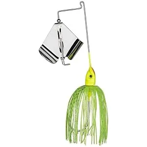 Strike King Premier Plus Buzzbait - The Double Take 0.125 Chartreuse/White - Tour Grade Buzz bait