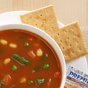 Premium Whole Grain Saltine Crackers, 1.06 lb - image