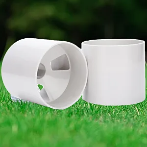 ZLY 2PCS Golf Hole Cup,ABS Ivory White Plastic Golf Cups,Dimension 4" Depth, Diameter 4 1/4 inches,Fits PGAL|PGA|USGA Regulations,for Backyard Golf Practice - golf cups for putting green