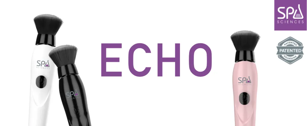 Spa Sciences ECHO Sonic Makeup Brush Replacement Brush Head - echo