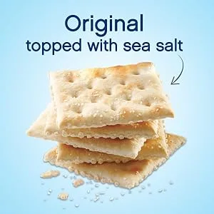 Premium Original Saltine Crackers, 8 oz Sea Salt 8 Ounce (Pack of 1) - image