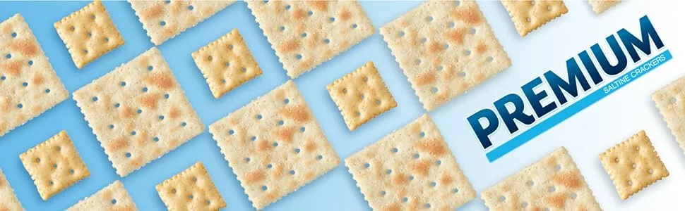 Premium Original Saltine Crackers, 8 oz Sea Salt 8 Ounce (Pack of 1) - image