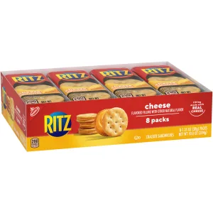 RITZ Cheese Sandwich Crackers, 8 - 1.35 oz Packs - image